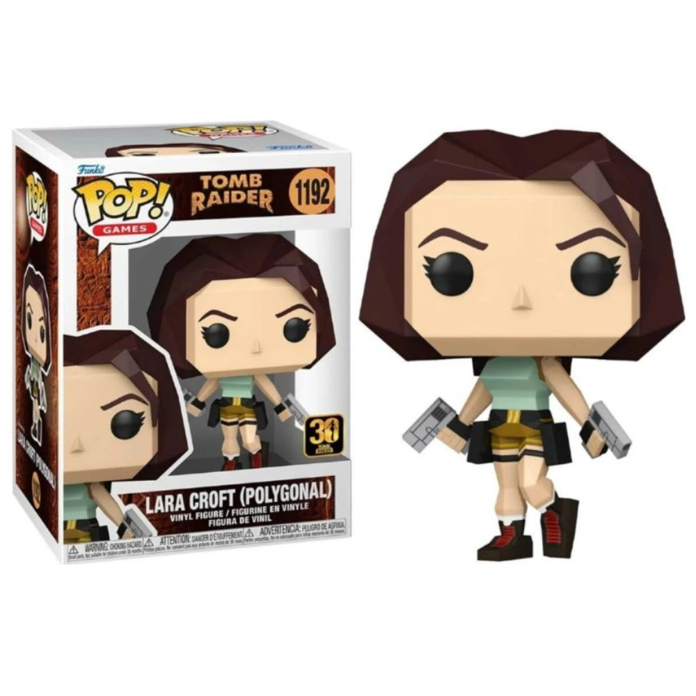 Funko POP! Games - Tomb Raider - Lara Croft (Polygonal)